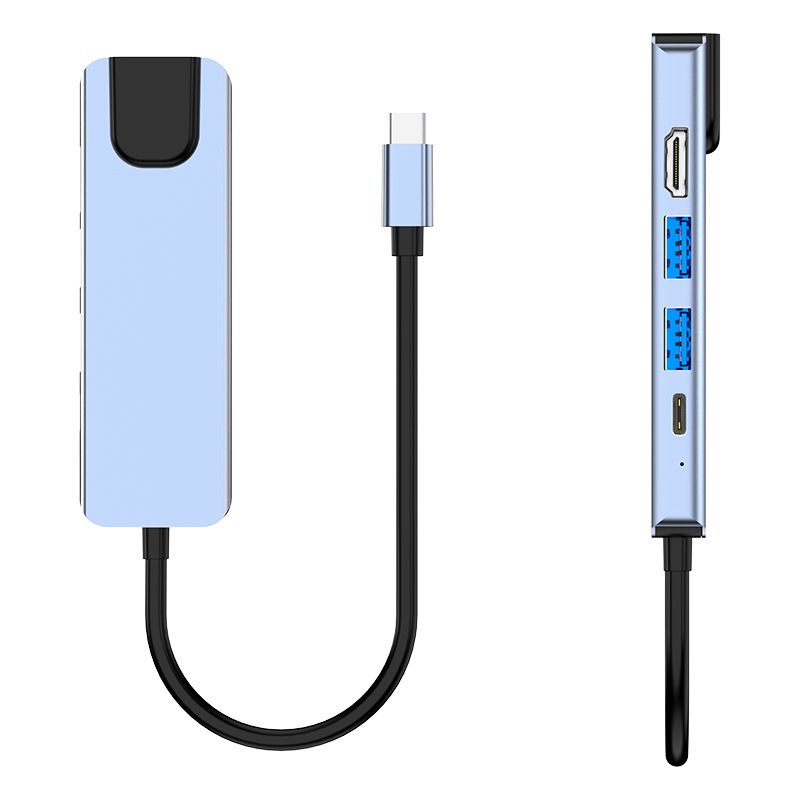 三蓁/Sajam Type-C五合一扩展坞USB3.0HUB笔记本集线器拓 展坞